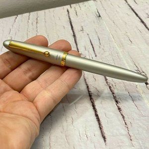 ohto ceralllic ink ballpoint pen, metal silver color
